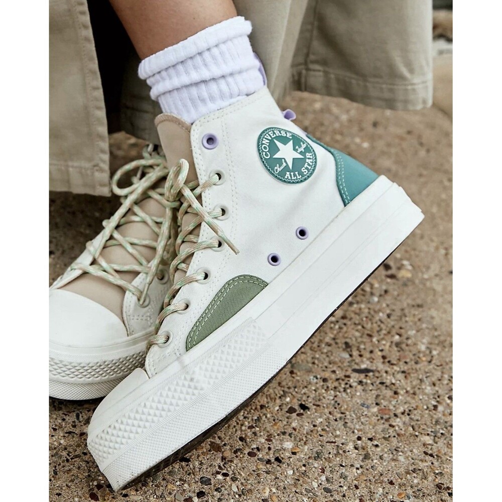 Converse Chuck Taylor All Star Lift Platform High Top Colorblock Canvas size 7
